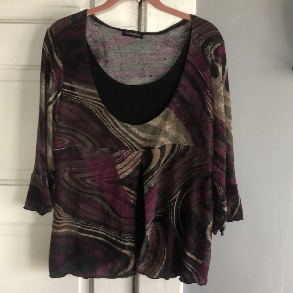 Women’s Brittany Black Blouse. Size XL.